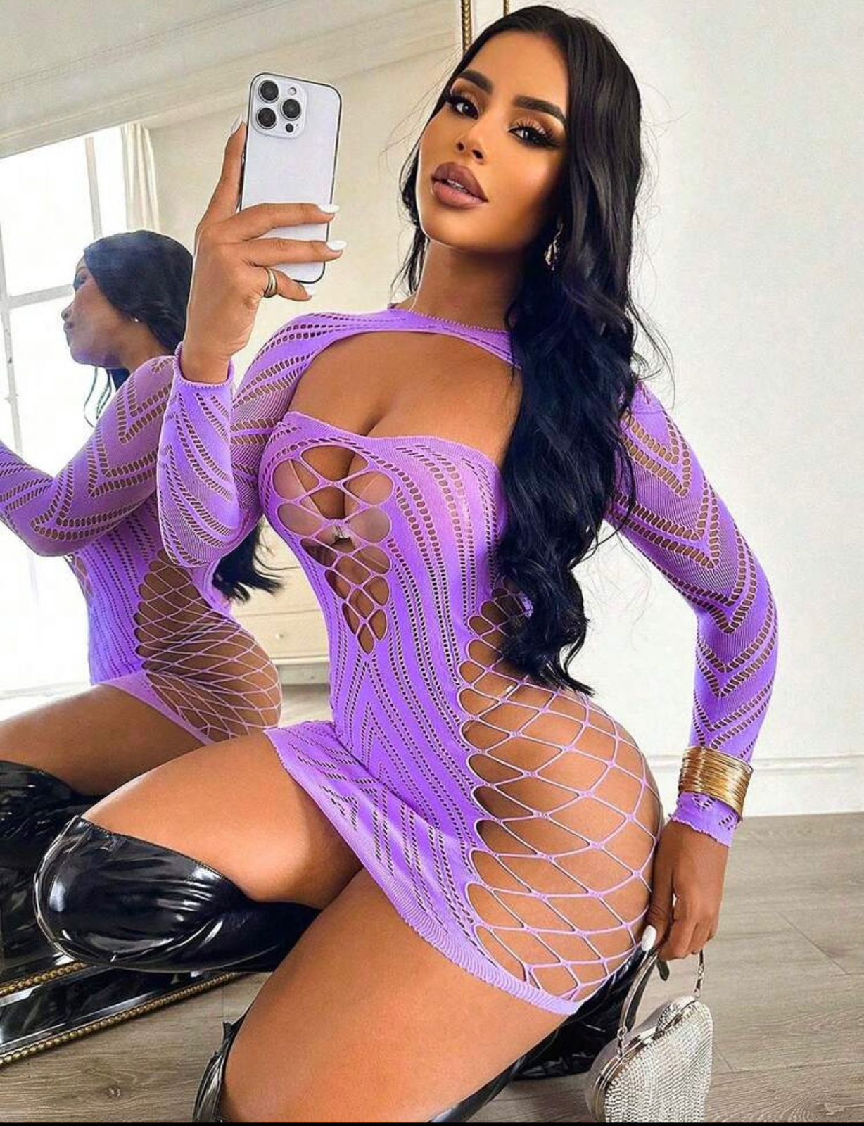 💜✨SEXY VESTIDO MALLA 🌸💜